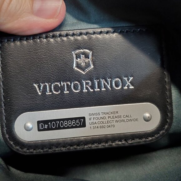 Victorinox Gray Swiss Army Men Crossbody Bag Fabric Office School Shoulder Strap - Picture 14 of 14